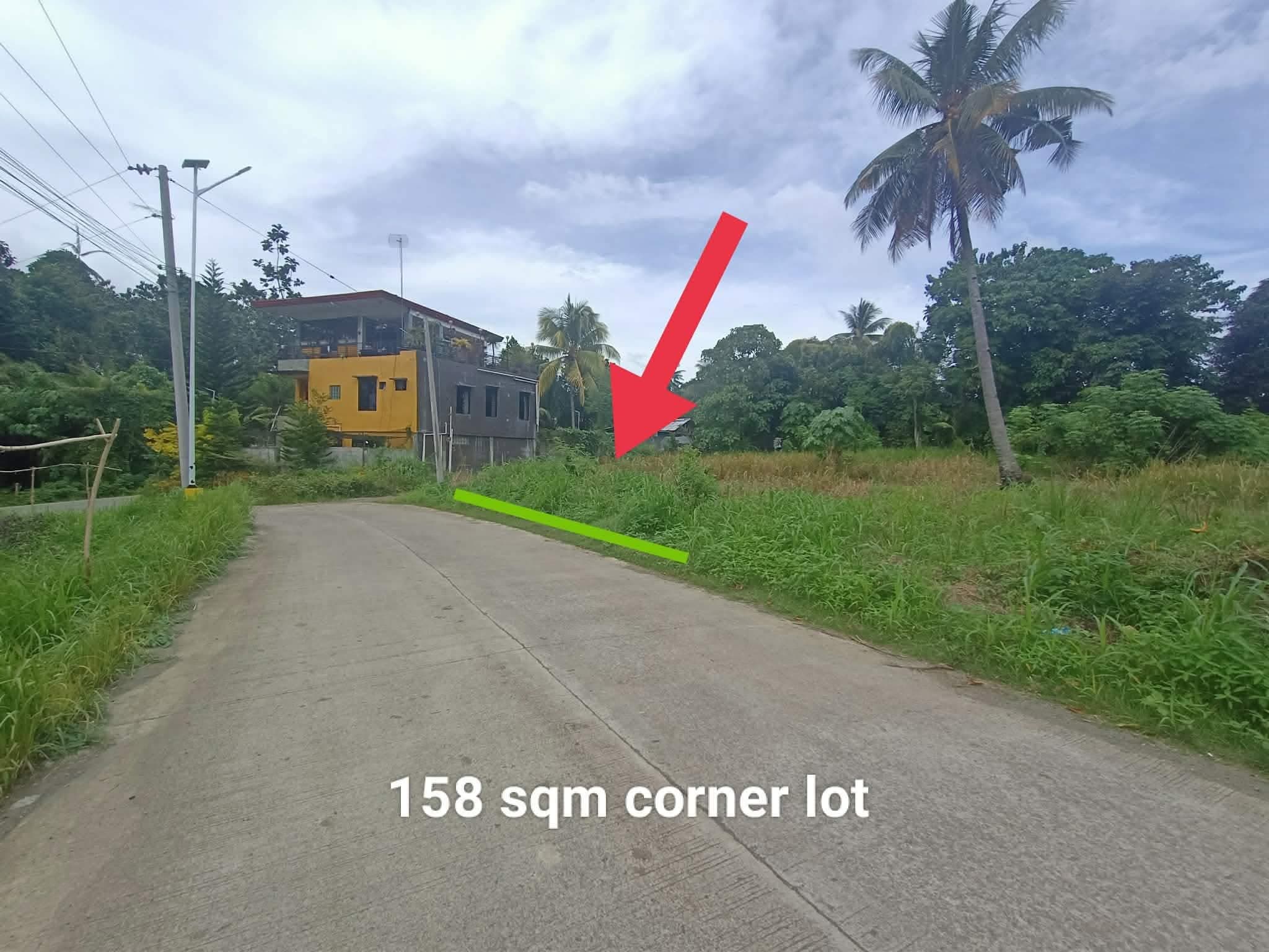 Prime Corner | Magtuod-158sqm Corner Lot-Along Barangay Road